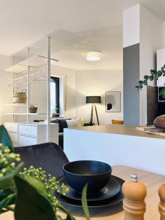 Schickes, Stilvolles Und Helles Apartment In Muenster Buitenkant foto